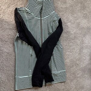 Lululemon Striped Zip-Up